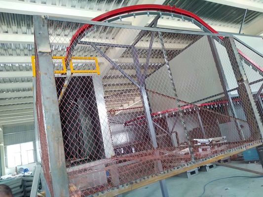 Wysokiej wydajności automatyczna linia powleczania proszkiem Bezpieczeństwo operacja Linia farbowania powłoką