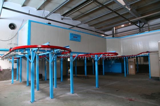 1.2mm Automatyczna linia powlekania proszku ze stali Systemy szybkiego przemysłowego powlekania proszku