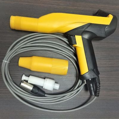 200 mm Odległość rozpylania Elektrostatyczny pistolet do powlekania proszku do projektów powlekania metalu