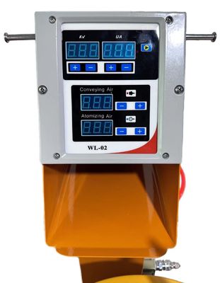 Maszyna do farbowania elektrostatycznego z użyciem gazu z bronią o wymiarach 60*44*106 cm i masie 39 kg